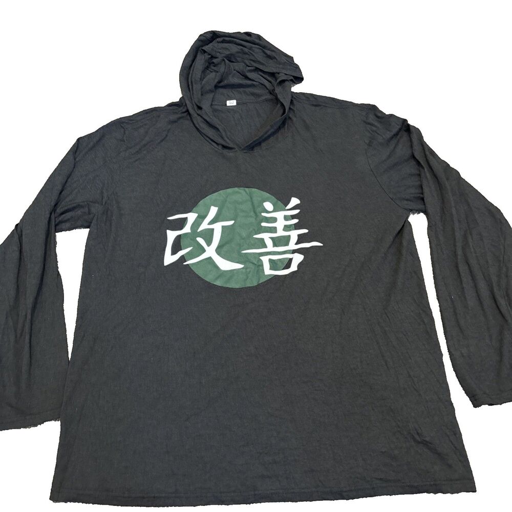 New York Jets Japanese “Get Better Everyday” Hooded Pullover Long Sleeve T-Shirt - Picture 1 of 7